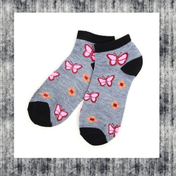 LAST PK π¦ BUTTERFLY 6 pr low cut ankle socks - Picture 5 of 8